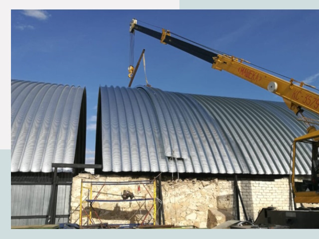 Реконструкция ангаров в Отрадном от 652 руб.